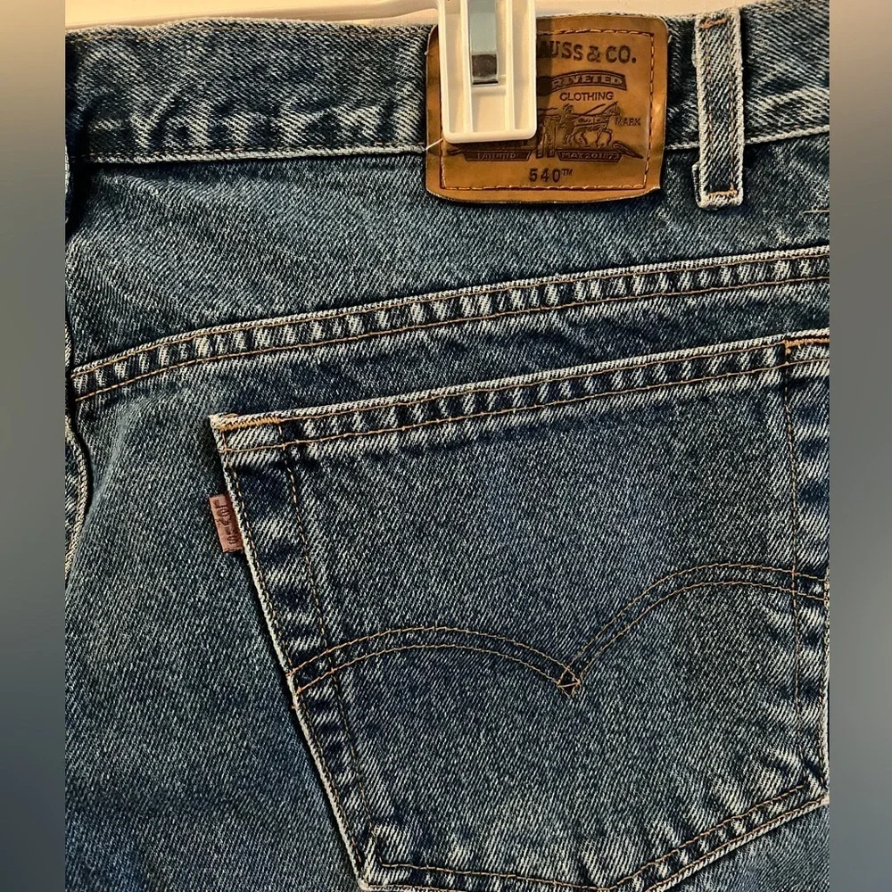 Vintage 540 Levi Gold Label Tag Blue Jeans Men’s Size 42x36